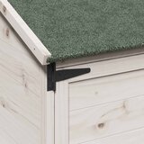  Vrtna Šupa s krovom Bijela 59 x 56 x 113,5 cm Čvrsto drvo jele | Eponuda.com