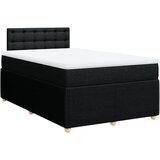 Maison Chic Box spring postelja - Vzmetna postelja z vzmetnico črn 120x200 cm blago SL16740, (21882258) | Shoptok.si