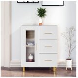  Komoda bijela 69 5x34x90 cm od konstruiranog drva | shoptok.hr