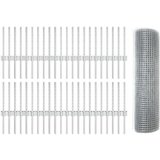  Zavarena žičana ograda sa 44 U stupova Siva 0.4x100 m Čelik | shoptok.hr