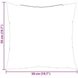  Jastučić za van Kockasto 4 pcs Sivi karirani 50 x 50 cm Tkanina | Eponuda.ba