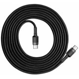 Baseus cafule kabel pletena žica usb-c pd / usb-c pd PD2.0 60W 20V 3A QC3.0 2m | shoptok.hr