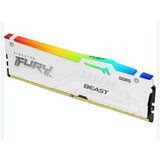 Kingston 16GB 6000MHz DDR5WRGBWhite RGB,Fury Beast (1x16GB),CL30, EXPO,XMP,1RX8, 288-pin 16Gbit | Eponuda.ba