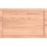  Zidna polica svjetlosmeđa 80x50x(2-6) cm obrađena hrastovina | shoptok.hr