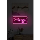Wallity Zidna LED dekoracija Creation of Adam, 375 cm, IP67, 600 lm, 12V, Roze Cene