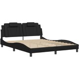  Okvir kreveta Viana s LED-om bez madraca crni 160 x 200 cm | Eponuda.com