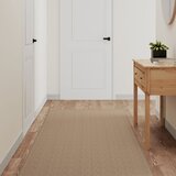  Tepih-staza s izgledom sisala boja pijeska 80 x 250 cm | shoptok.hr