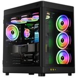 LC Power Kucište Gamdias Neso P1 Full Tower/E-ATX/ATX/Micro-ATX/Mini-ITX/bez napajanja/kaljeno staklo/crna | Eponuda.com