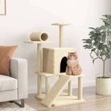  Penjalica za mačke sa stupovima za grebanje krem 110 5 cm | shoptok.hr
