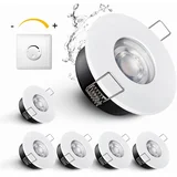 6x 5W 6000K LED Vgradni Reflektorji 5W 6000K