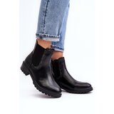 Boto Women's Low-Cut Ankle Boots on Flat Heel Black Kassona | shoptok.hr