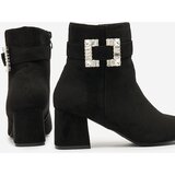 Resti Black women's low stiletto boots Masemart | ePonuda.com