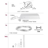 PAULMANN 94436 - Komplet 5x GU5,3/10W sajlni sistem CARDAN 230V hrom | Eponuda.com