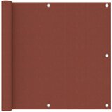 vidaXL Balkonsko platno terakota 90x500 cm oksford blago Cene