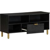 TV ormarić crni 100 x 33 x 46 cm od konstruiranog drva | shoptok.hr