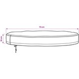  Pokrivač za Vanjski Stol 72 x 72 x 10 cm 210D Oxford tkanina | shoptok.hr