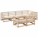  7-dijelni set vrtnih sofa od masivne borovine | shoptok.hr