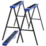  Set dveh kovinskih mizarskih stolic gradbene koze do 250kg | Shoptok.si