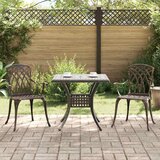  Set vrtnih stolova 3 pcs Bronzana Liveni aluminij | shoptok.hr