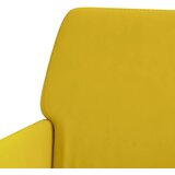  Klupa žuta 108 x 79 x 79 cm baršunasta | shoptok.hr