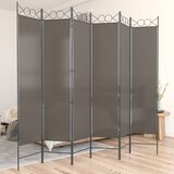 Sobna pregrada s 6 panela antracit 240x220 cm od tkanine | shoptok.hr