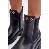 Boto Women's Leather Ankle Boots with Decorative Black Lobb | ePonuda.com