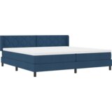  Krevet s Box springom s dušekom plavi 200x200 cm od tkanine | shoptok.hr