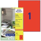  Etikete zweckform 3470 210x297mm rdeče ZWECKFORM | Shoptok.si