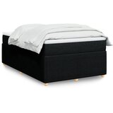 vidaXL Box spring postelja z vzmetnico črna 120x190 cm blago Cene