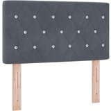 Box spring krevet Tamno siva 80 x 200 cm Baršun | shoptok.hr