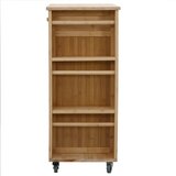  Kuhinjska Kolica s Kotačima Prirodna 47,5 x 36 x 83 cm Bambus | Eponuda.com