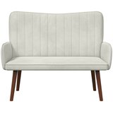 SOFA za dvije osobe Krem 115 x 61 x 87 cm Baršun | shoptok.hr