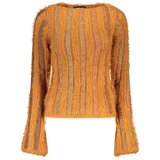 Desigual Huahua ženski pulover s okruglim izrezom narančasti Cijene