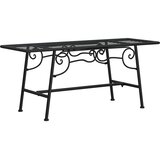  Klupa oko stabla 110 cm crna čelična | shoptok.hr