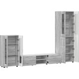  Set TV komoda FLORIN 3 pcs Siva Sonoma Konstruirano drvo | Eponuda.ba