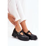 Boto Women's Shoes With Buckle On Platform And Flat Heel Black Venda | Shoptok.si