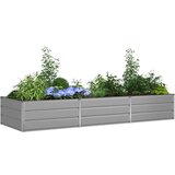  Sadilica Svijetlo siva 195 x 100 x 45 cm Cinkani čelik | shoptok.hr