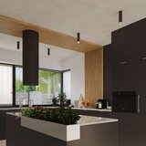  Sollux SL.1408 - Spot svetiljka NERO 1xGU10/10W/230V 12,5 cm crna/sjajni hrom | Eponuda.com