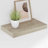  Plutajuće zidne police 2 kom boja hrasta 40 x 23 x 3,8 cm MDF | shoptok.hr