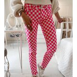Gemre Pink plaid fabric pants Bler | shoptok.hr