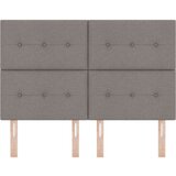  Naslon za glavu s gumbima taupe 140 cm tkanina | shoptok.hr