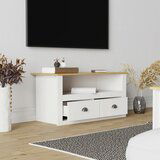 MID.YOU Nizka Omarica Balusa, Bela, Barva Hrasta | Shoptok.si