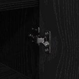 vidaXL Kreveta Crni hrast 35 x 35.5 x 76 cm Konstruirano drvo | shoptok.hr