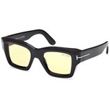 Tom Ford FT1154 01E Photochromic ONE SIZE (50) Črna/Rumena Cene