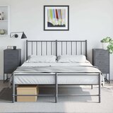 vidaXL Noćni ormarići 2 kom antracit 36 x 39 x 78 cm čelični | shoptok.hr