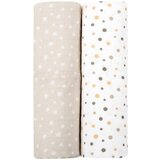 Kikka Boo Pelene od muslina set 2 pcs 80x80 Dots Beige | ePonuda.com