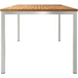  TrpezarijskiStol Smeđa 180 x 90 x 75 cm Čvrsto teak drvo | shoptok.hr