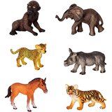 WILD Animals Figures Set Leopard Tiger Elephant Horse Park 3D Board | shoptok.hr
