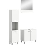MID.YOU Kopalnica Boston, Bela, 3-Delna | Shoptok.si