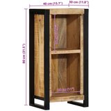  Noćni ormarić 40x30x80 cm Masivno drvo grubo mango | shoptok.hr